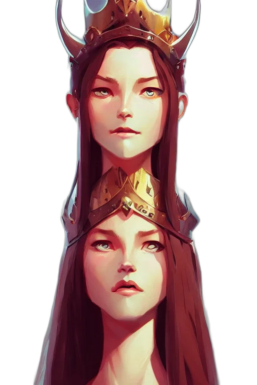 crown, face, mask, staff transparent PNG cut-out