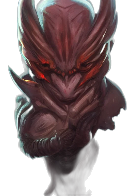 creature, mask, dragon, face transparent PNG cut-out