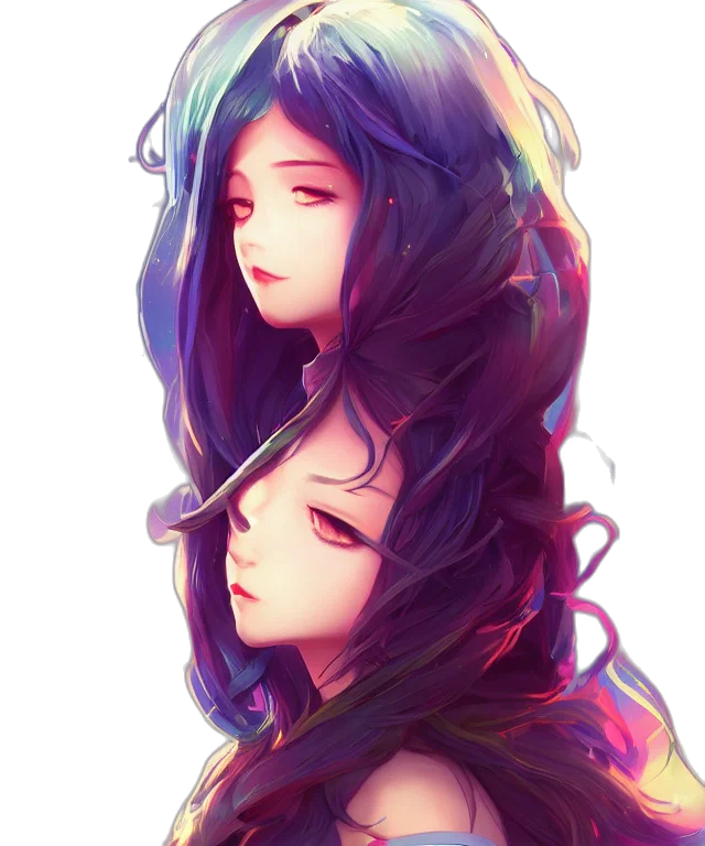 hair, mask, face, anime transparent PNG cut-out