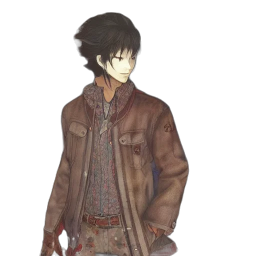 jacket, staff, weapon, sword transparent PNG cut-out