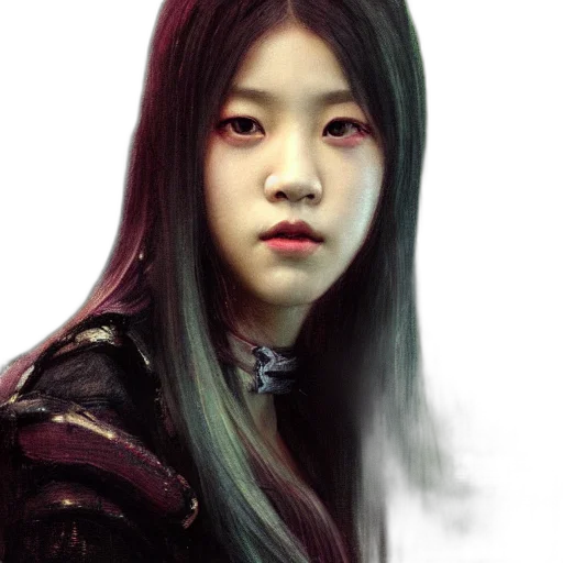 face, photorealistic, fantasy art, oil painting transparent PNG cut-out