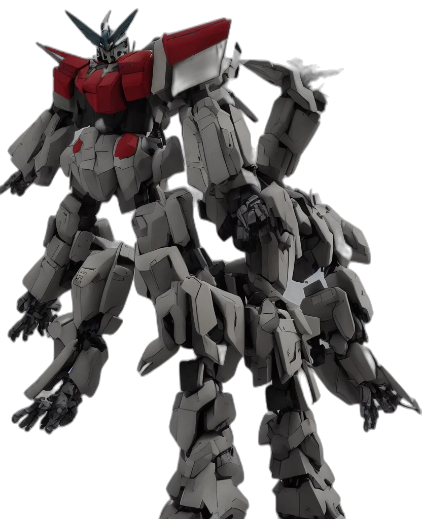 robot, weapon, concept art, 3d render transparent PNG cut-out