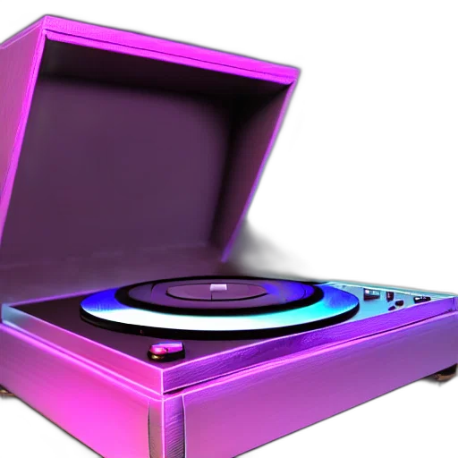 jewelry, 3d render, vaporwave, neon transparent PNG cut-out