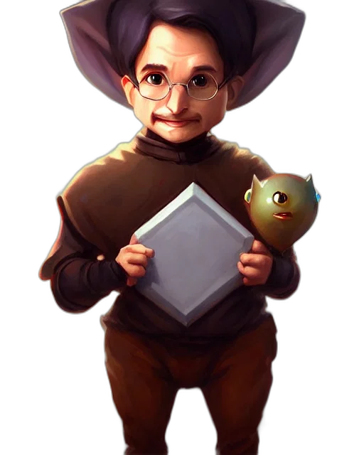 staff, hat, creature, mask transparent PNG cut-out