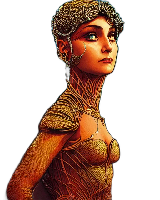 crown, comic book art, fantasy art, concept art transparent PNG cut-out