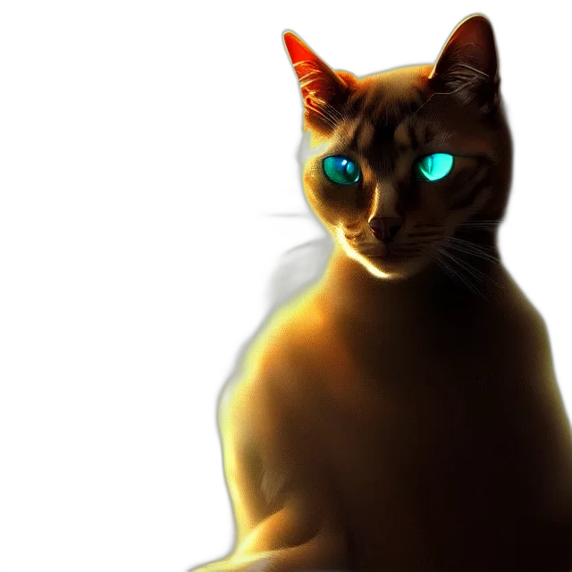 animal, staff, creature, 3d render transparent PNG cut-out