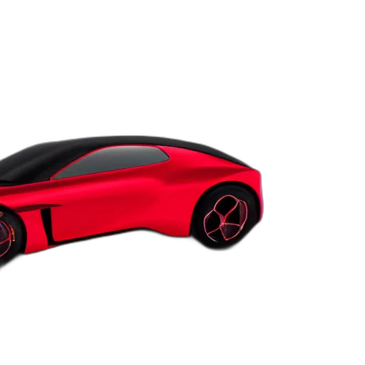car, 3d render, concept art, future transparent PNG cut-out