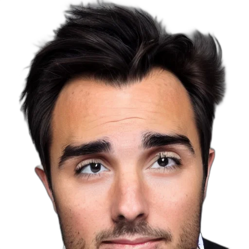 face, hair, staff, mask transparent PNG cut-out
