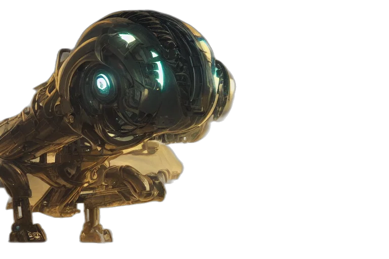 robot, crown, creature, jewelry transparent PNG cut-out