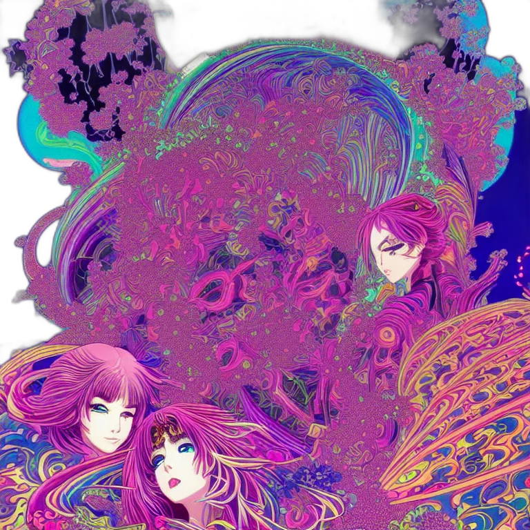 mask, creature, hair, face transparent PNG cut-out