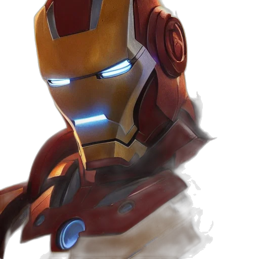 robot, mask, concept art, comic book art transparent PNG cut-out
