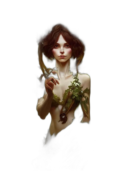 staff, face, flower, weapon transparent PNG cut-out