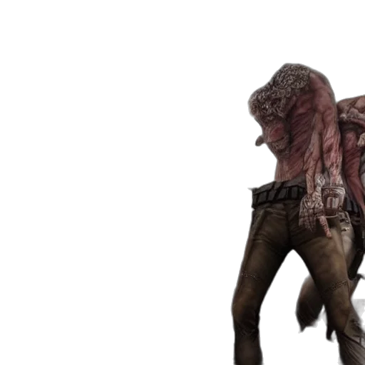 creature, jacket, concept art, 3d render transparent PNG cut-out
