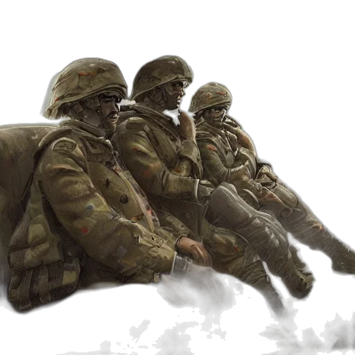 weapon, jacket, concept art, photorealistic transparent PNG cut-out