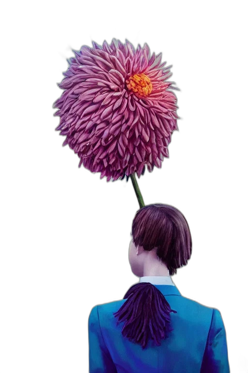 flower, umbrella, hair, crown transparent PNG cut-out