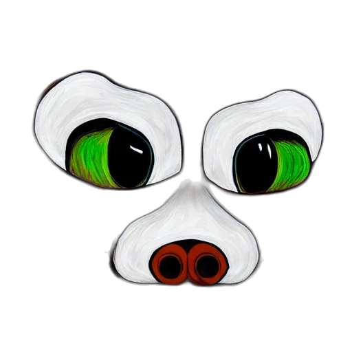 mask, face, staff, creature transparent PNG cut-out