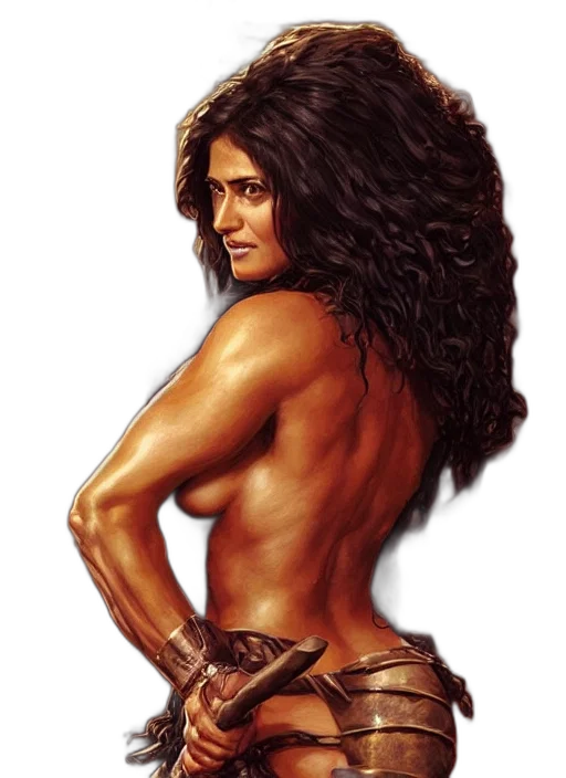 hair, photorealistic, fantasy art, comic book art transparent PNG cut-out