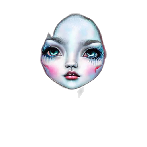 face, mask, creature, jewelry transparent PNG cut-out
