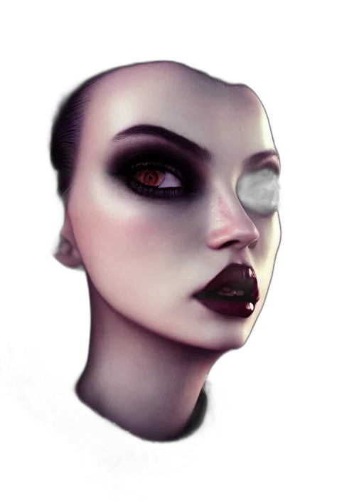 face, mask, robot, creature transparent PNG cut-out