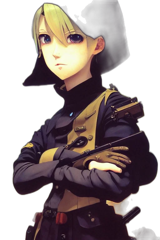 staff, jacket, hat, mask transparent PNG cut-out