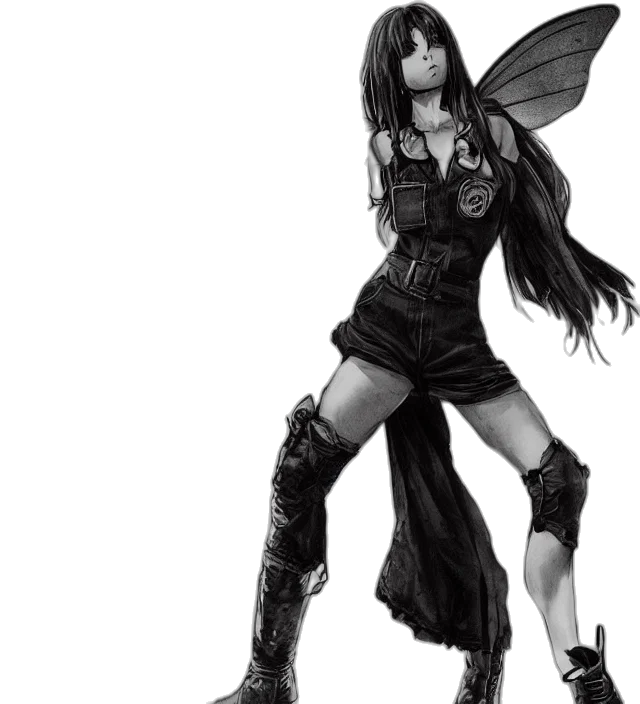 dress, staff, concept art, fantasy art transparent PNG cut-out