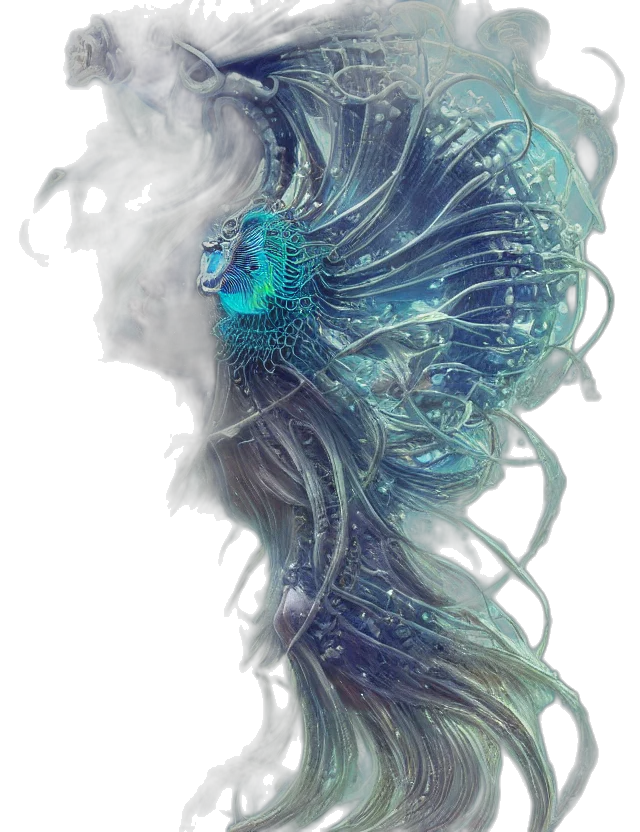 hair, creature, dragon, mask transparent PNG cut-out