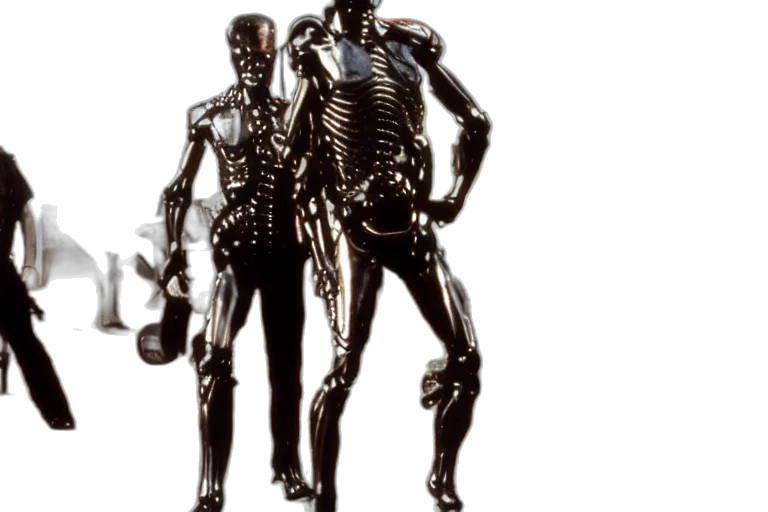 robot, concept art, 3d render, comic book art transparent PNG cut-out