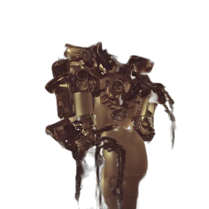robot, weapon, bottle, creature transparent PNG cut-out