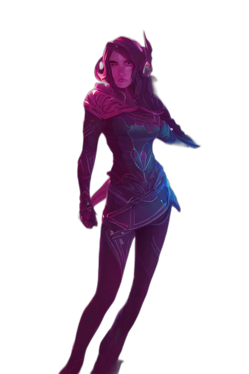dress, staff, creature, robot transparent PNG cut-out