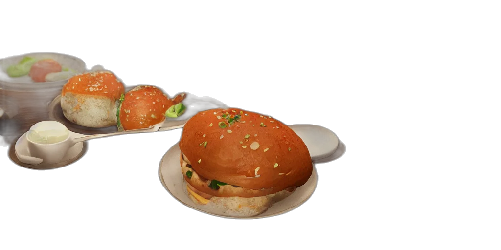 food, 3d render, photorealistic, eat transparent PNG cut-out