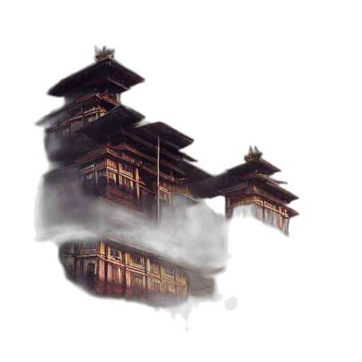 building, dragon, concept art, fantasy art transparent PNG cut-out