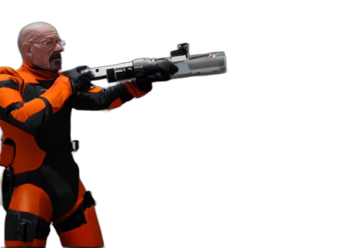 weapon, staff, robot, concept art transparent PNG cut-out