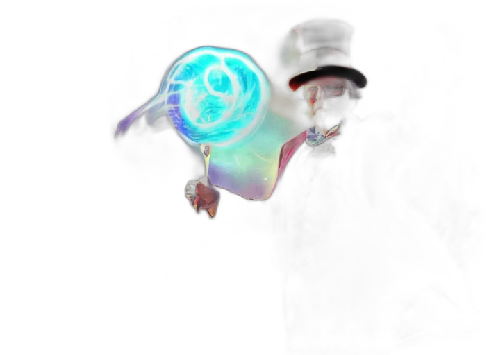 staff, robot, mask, hat transparent PNG cut-out