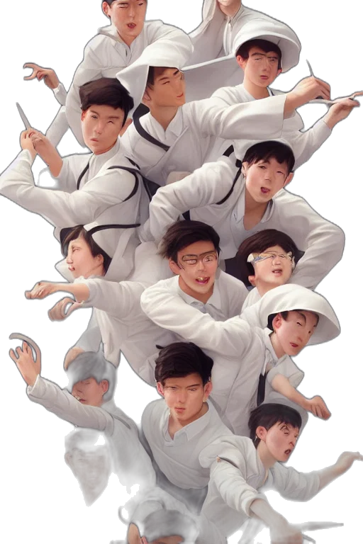 staff, jacket, weapon, hat transparent PNG cut-out