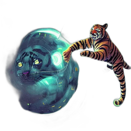 animal, concept art, fantasy art, watercolor transparent PNG cut-out