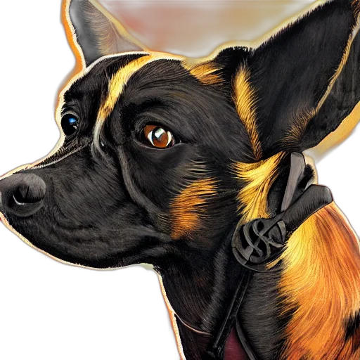 staff, animal, face, creature transparent PNG cut-out