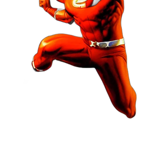 comic book art, concept art, 3d render, daredevil transparent PNG cut-out