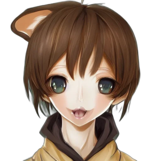 face, mask, staff, creature transparent PNG cut-out