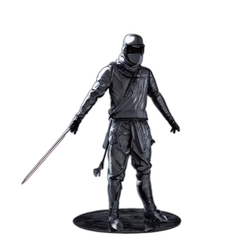 sword, staff, concept art, 3d render transparent PNG cut-out