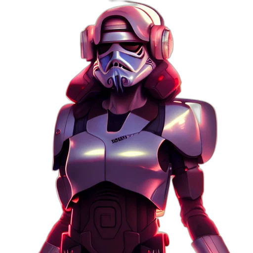 robot, concept art, pixel art, comic book art transparent PNG cut-out