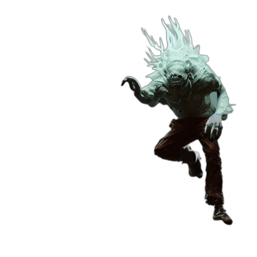creature, dragon, hair, mask transparent PNG cut-out