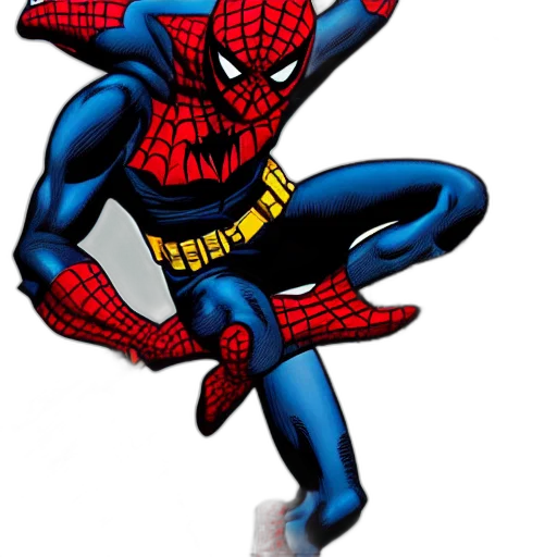 comic book art, concept art, 3d render, pixel art transparent PNG cut-out