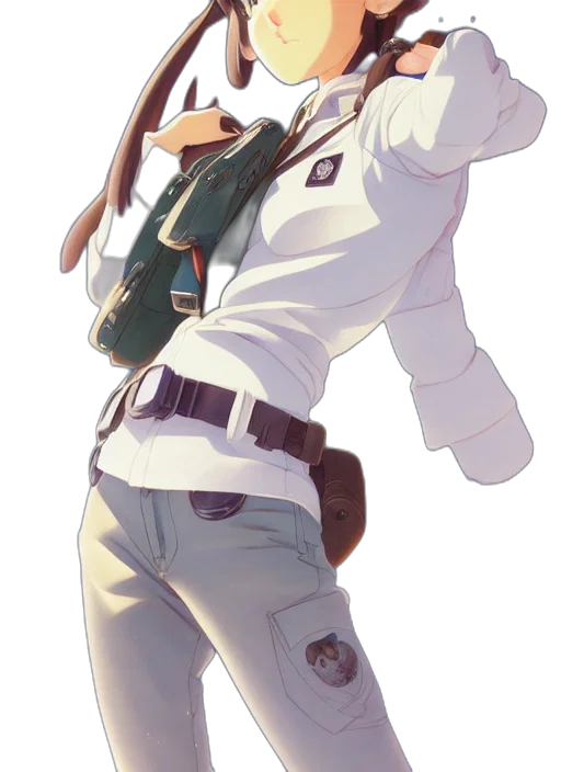 staff, jacket, weapon, animal transparent PNG cut-out