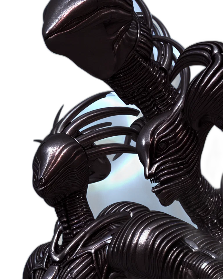 dragon, creature, robot, 3d render transparent PNG cut-out