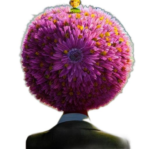 crown, flower, hat, staff transparent PNG cut-out