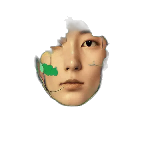 face, mask, dragon, creature transparent PNG cut-out