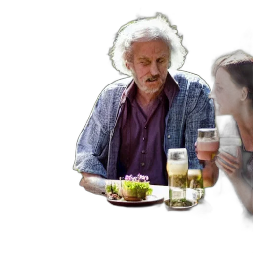 food, hair, bottle, photorealistic transparent PNG cut-out