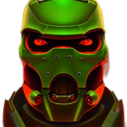 robot, mask, face, concept art transparent PNG cut-out
