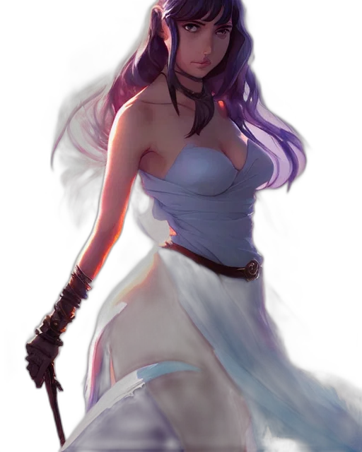 dress, sword, weapon, staff transparent PNG cut-out