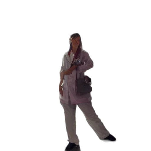 staff, jacket, umbrella, dress transparent PNG cut-out